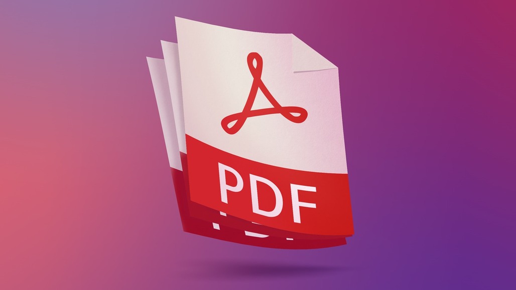 A logo of the Adobe PDF file icon. PDFs can be sent to a fax number.