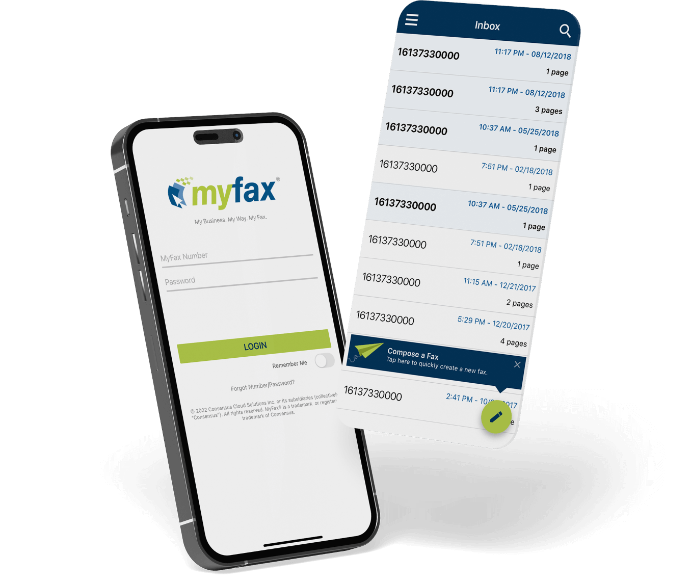 Free Fax App for iPhone & Android Mobile Fax MyFax
