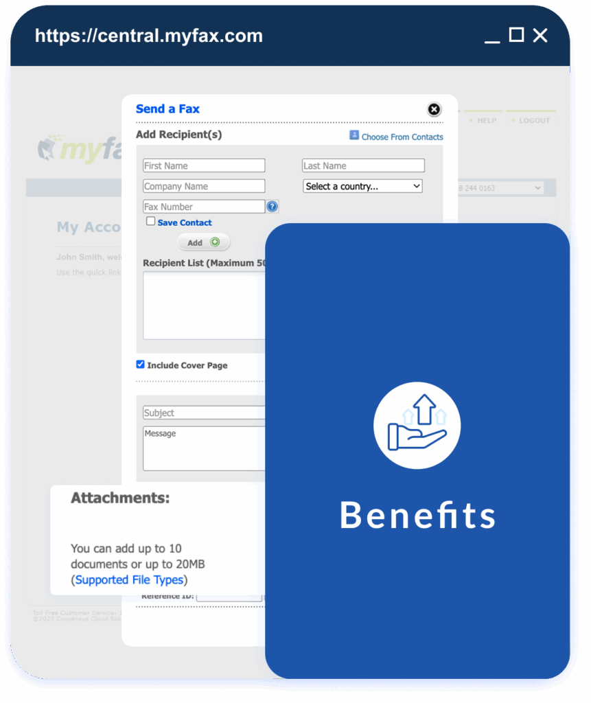 Benefits of MyFax